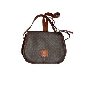 Celine Vtg Macadam Messenger Bag, Size Small, See Description - Sold As Is‎